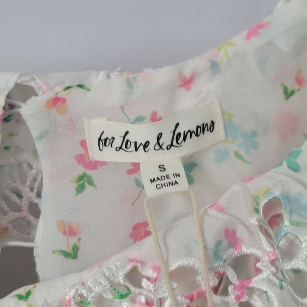 For Love and Lemons- NWT White eyelet dress- size small- READ - Picture 3 of 10